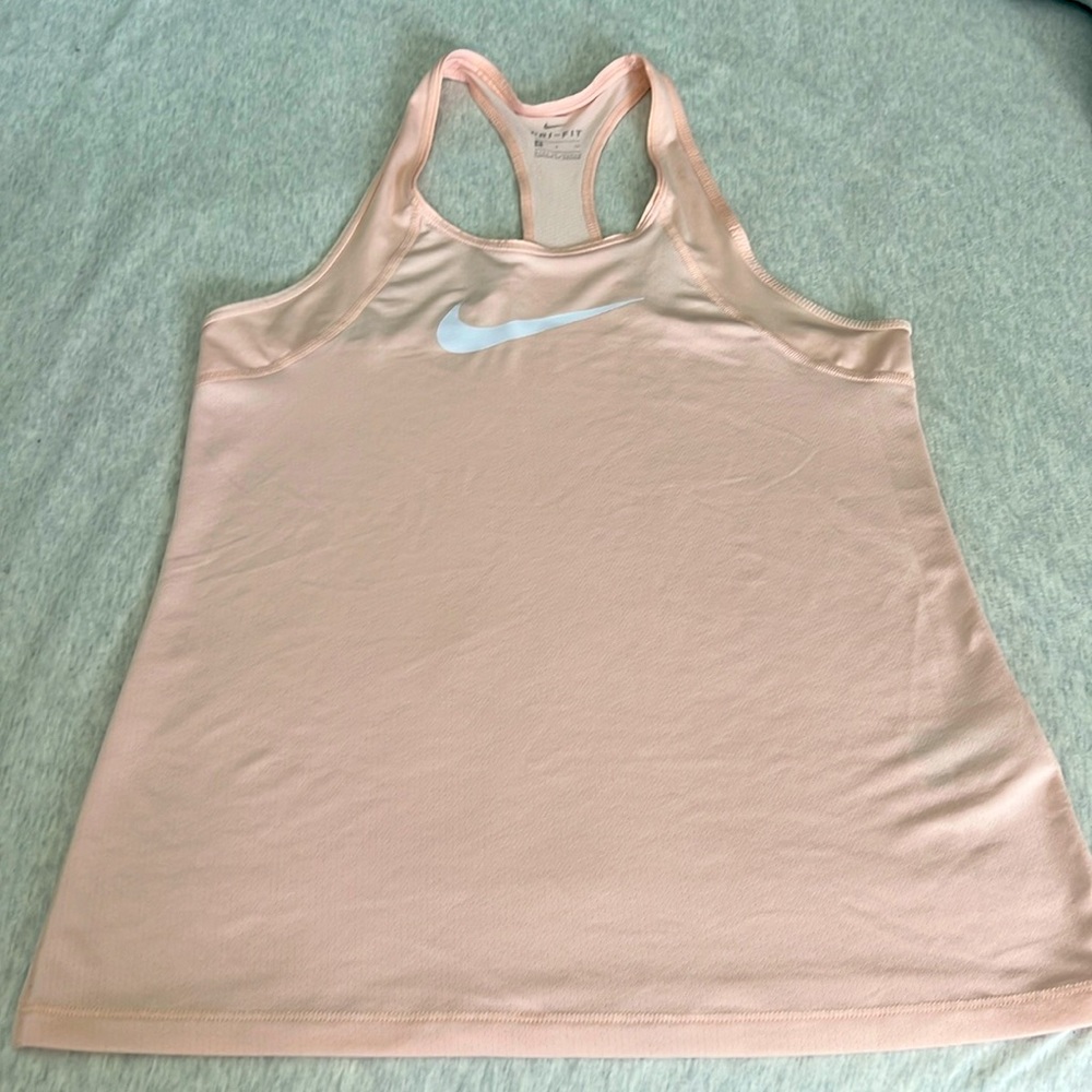 Peach racer back Nike top
